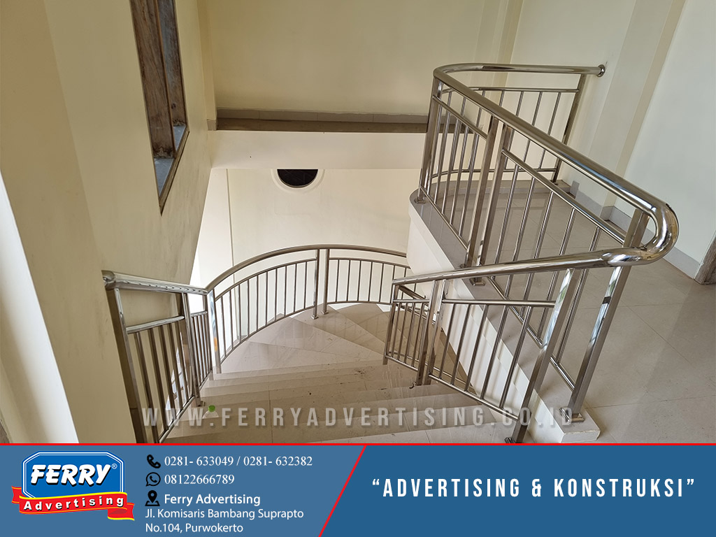 Stainless Railing Advertisement Jasa Pembuatan Railing Tangga dan Balkon Stainless Kaca Cilacap - Ferry ...