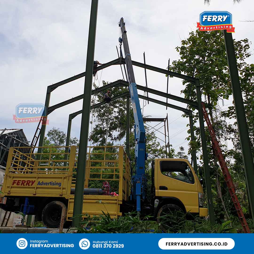 Konstruksi Baja IWF Purwokerto, Buat Gudang Purwokerto, Jasa Pembuatan Konstruksi Baja IWF Purwokerto, Baja Berat Purwokerto,