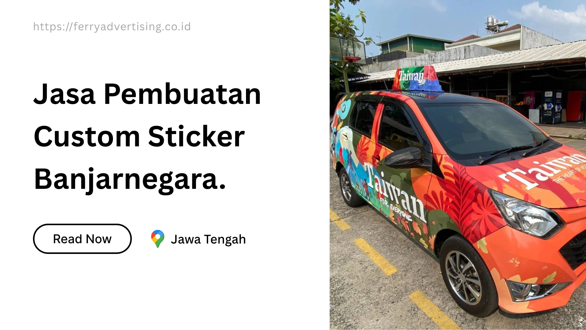 Jasa Pembuatan Custom Sticker Banjarnegara