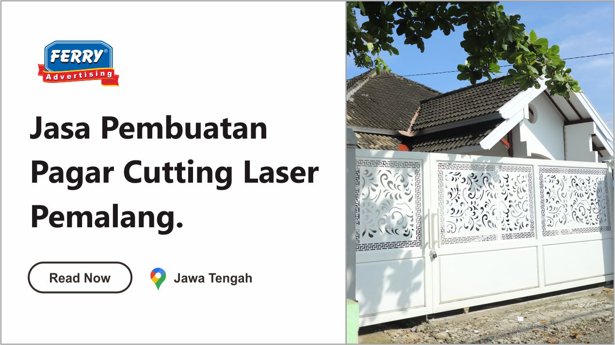 Pintu Pagar Cutting Laser Pemalang