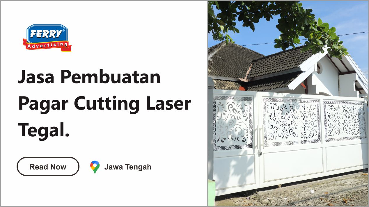 Pintu Pagar Cutting Laser Tegal